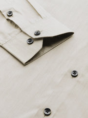 Indian Needle Men's Solid Formal Cotton Shirt-SF-792Steel-Grey