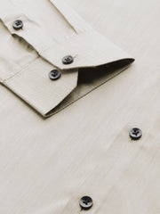 Indian Needle Men's Solid Formal Cotton Shirt-SF-792Steel-Grey