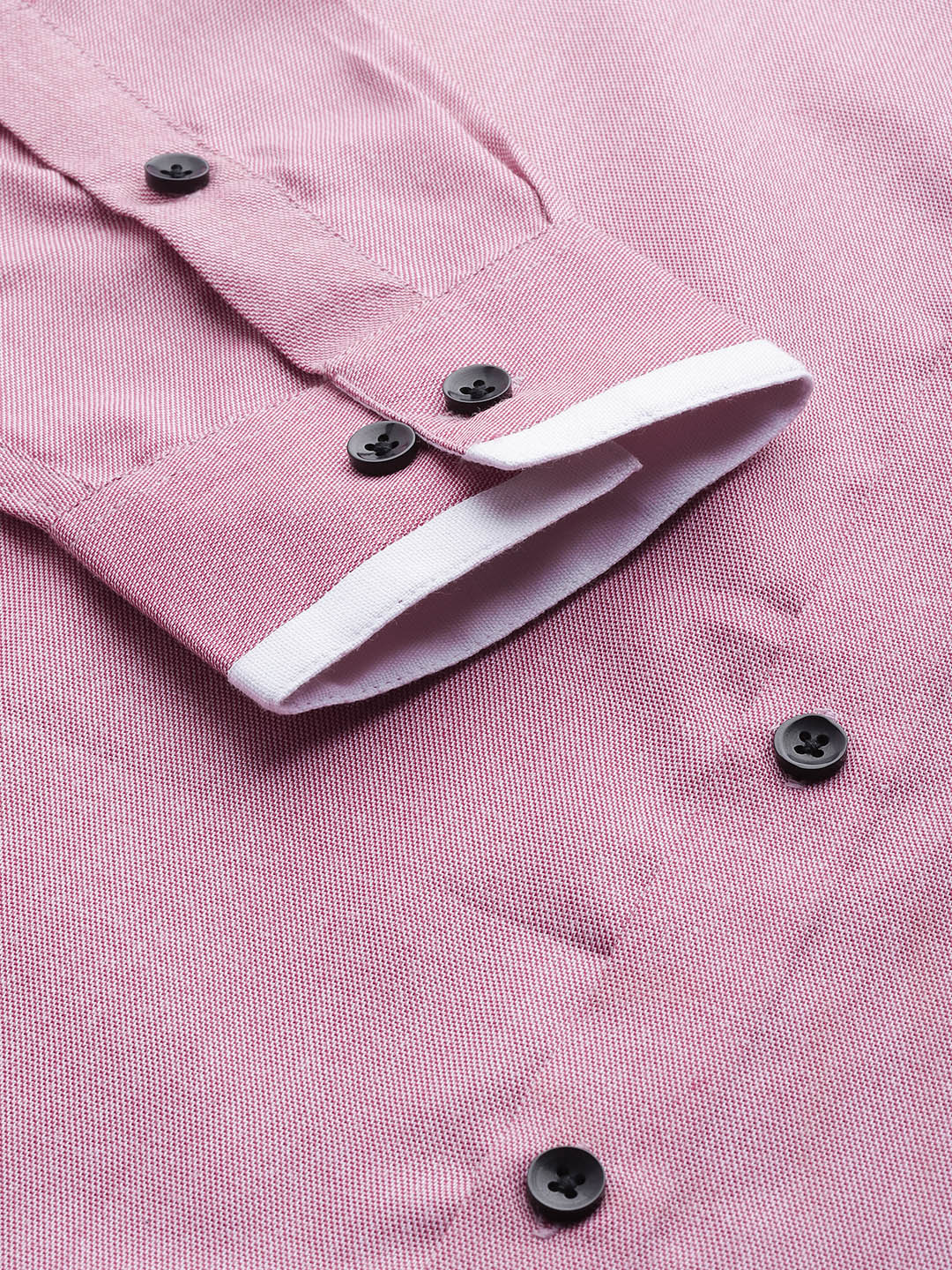 Indian Needle Purple Cotton Solid Formal Mens Shirt