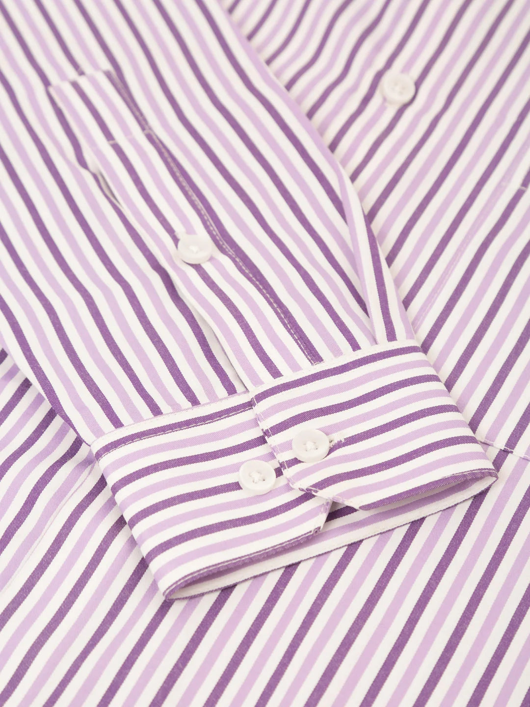 Indian Needle Men's Cotton Checked Formal Shirt - SF-809 Purple