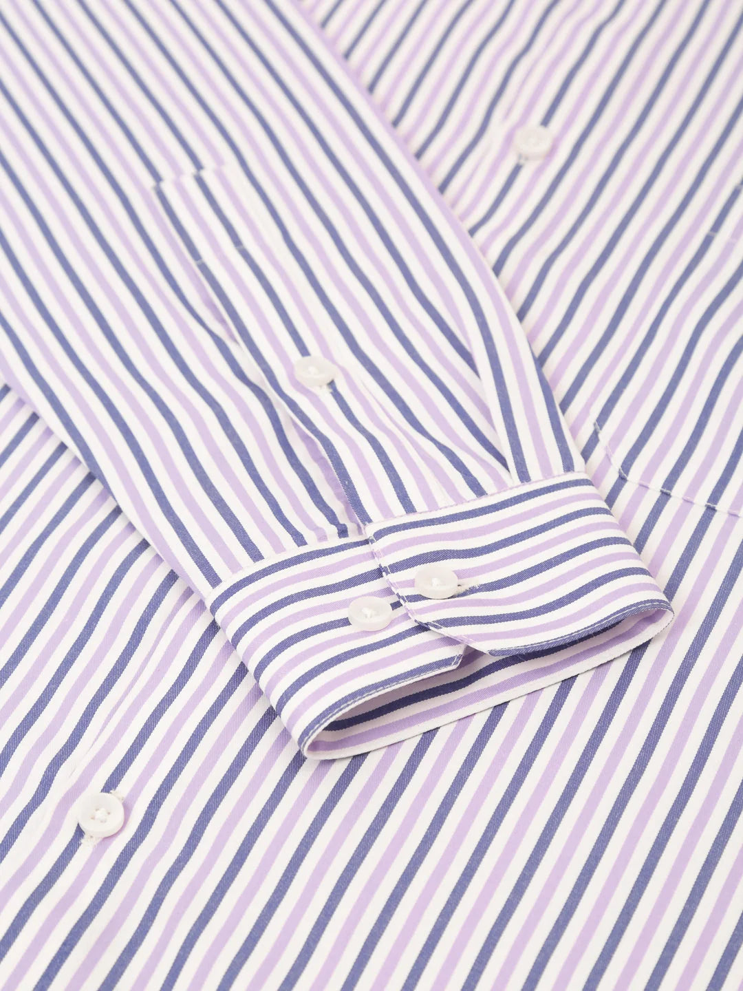 Indian Needle Men's Cotton Checked Formal Shirt - SF-809 Voilet