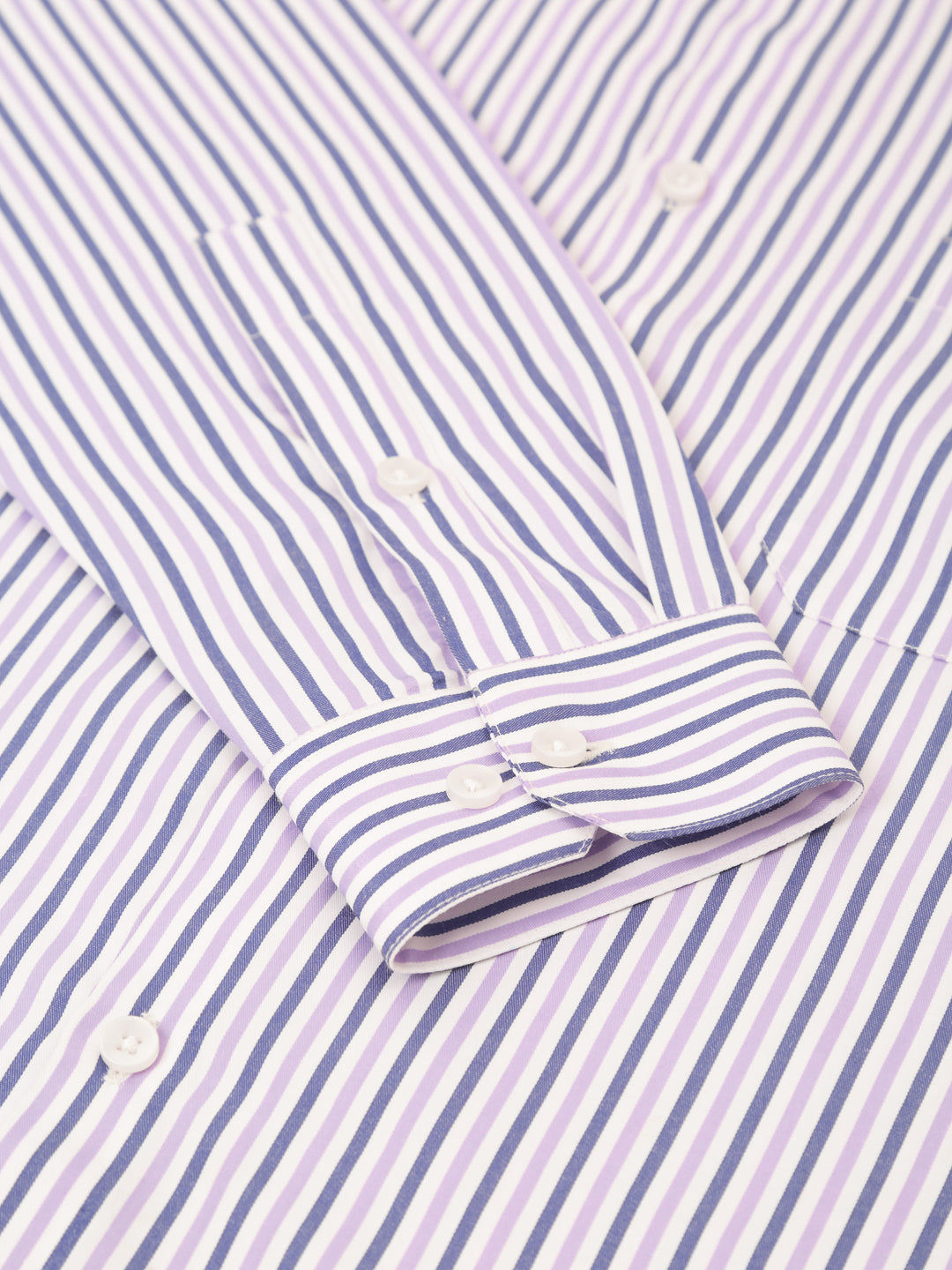 Indian Needle Men's Cotton Checked Formal Shirt - SF-809 Voilet