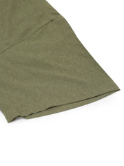 Indian Needle Men's Cotton Solid Half Sleeve Formal Shirts-SF-811Olive