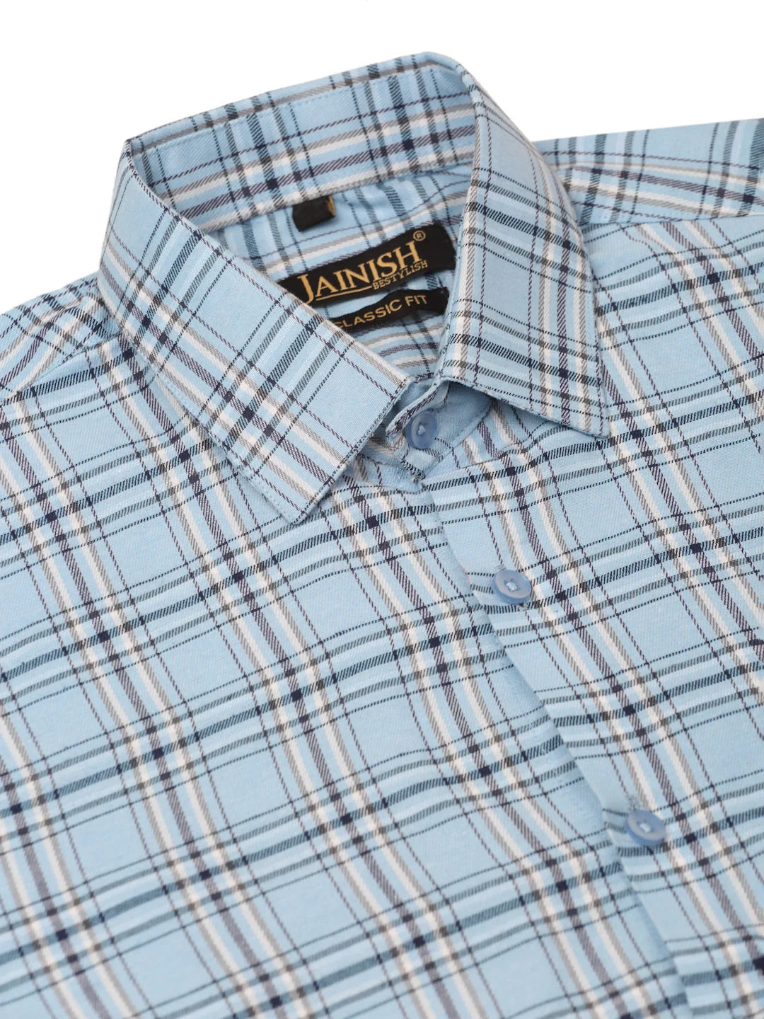 Cotton Checked Half Sleeve Formal Shirts - Mens Premium Style