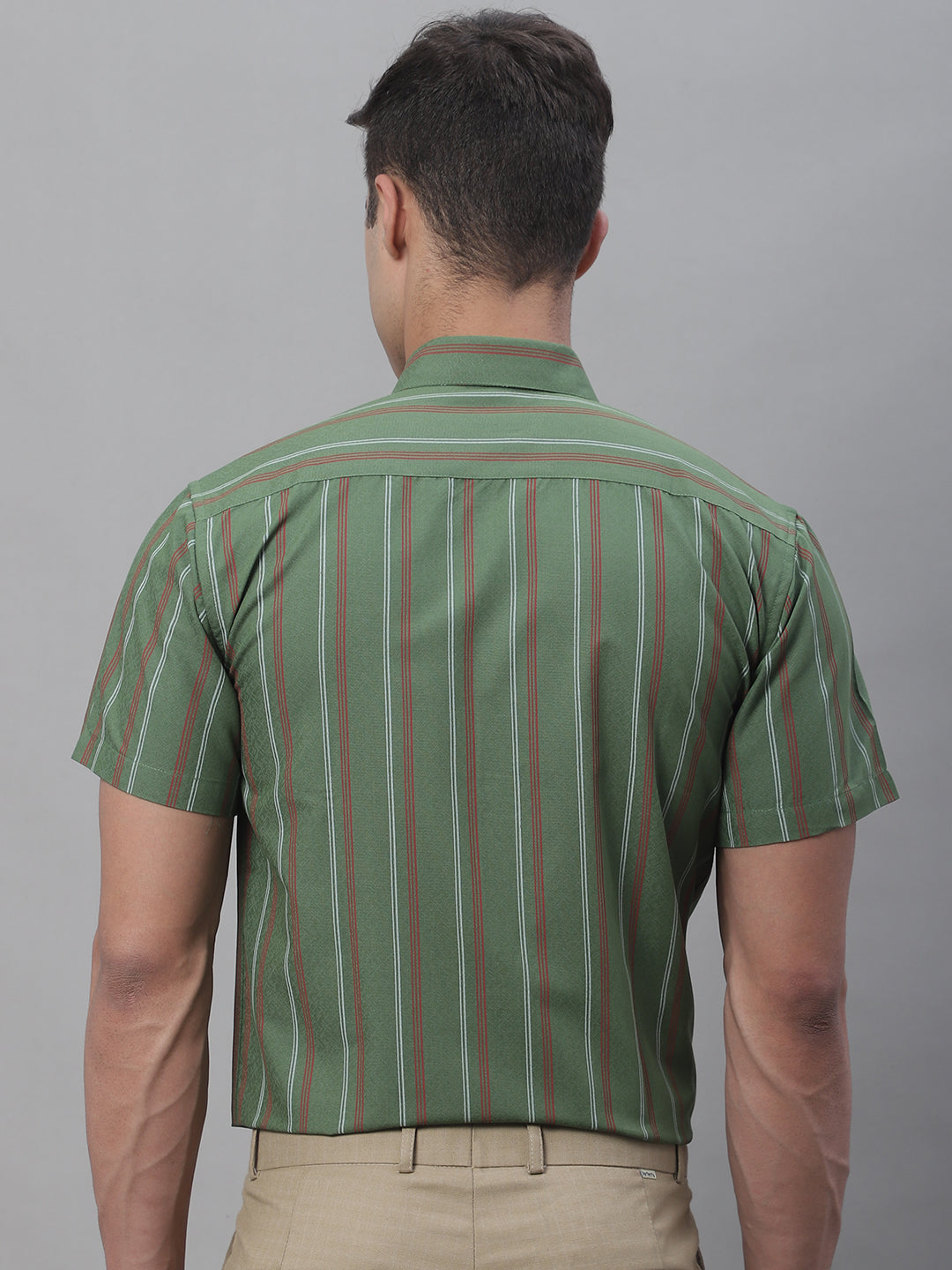 DesiQlo Men Striped Formal Shirt - Multicolor