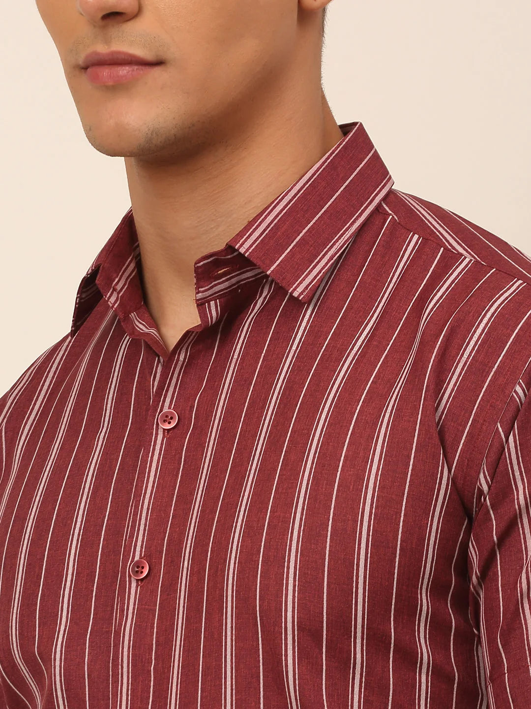 Cotton Striped Formal Shirts for Men - Mens Shirt