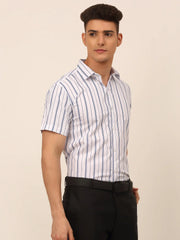 Men's Cotton Striped Formal Style Shirts-SF-822
