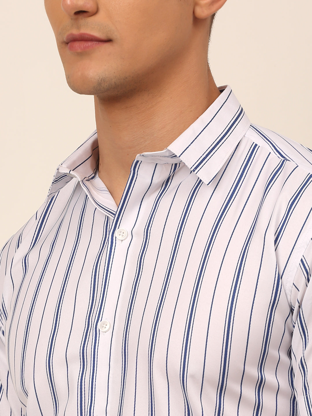 Men's Striped Cotton Formal Shirts - Stylish Mens Shirt