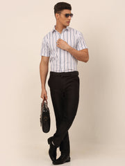 Men's Cotton Striped Formal Style Shirts-SF-822