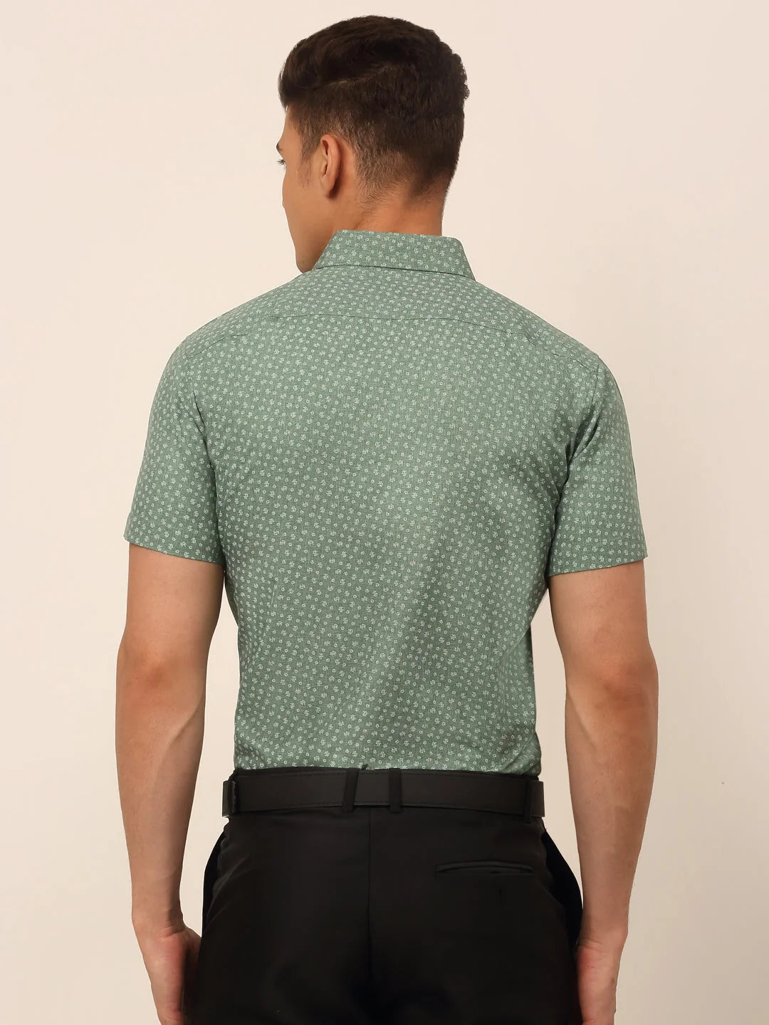 Indian Style Men's Cotton Printed Formal Shirts - Shop Now!