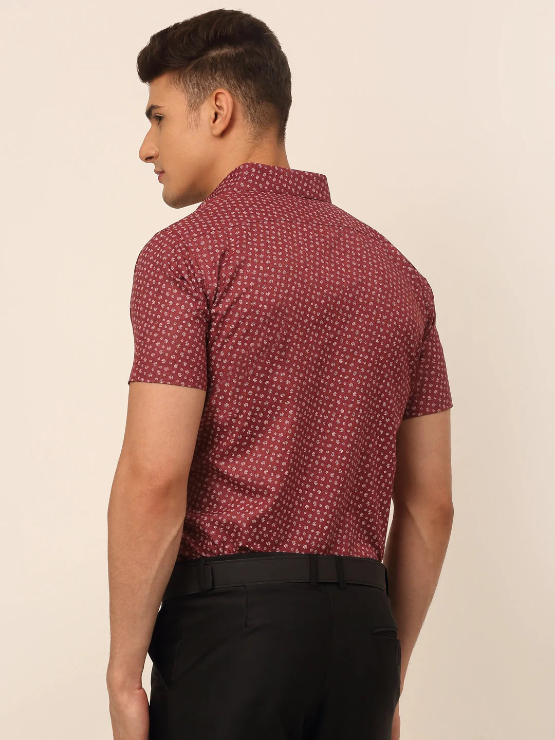 Indian Needle Men's Cotton Printed Shirt | Formal Shirts