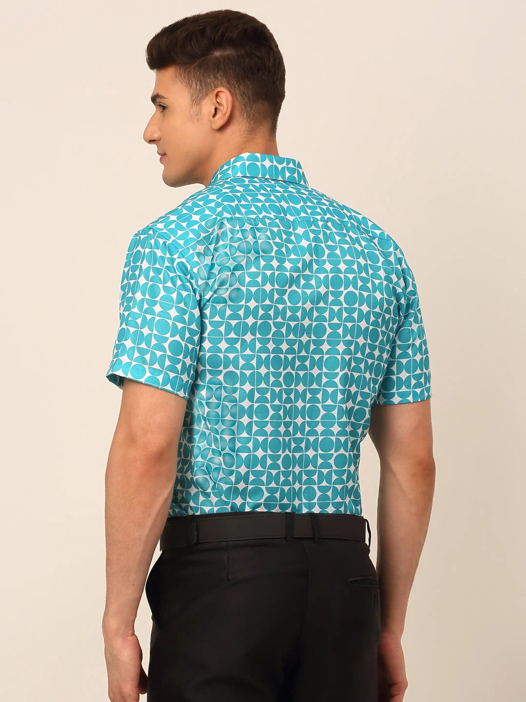 Indian Needle Mens Cotton Printed Formal Shirts - Mens Shirt