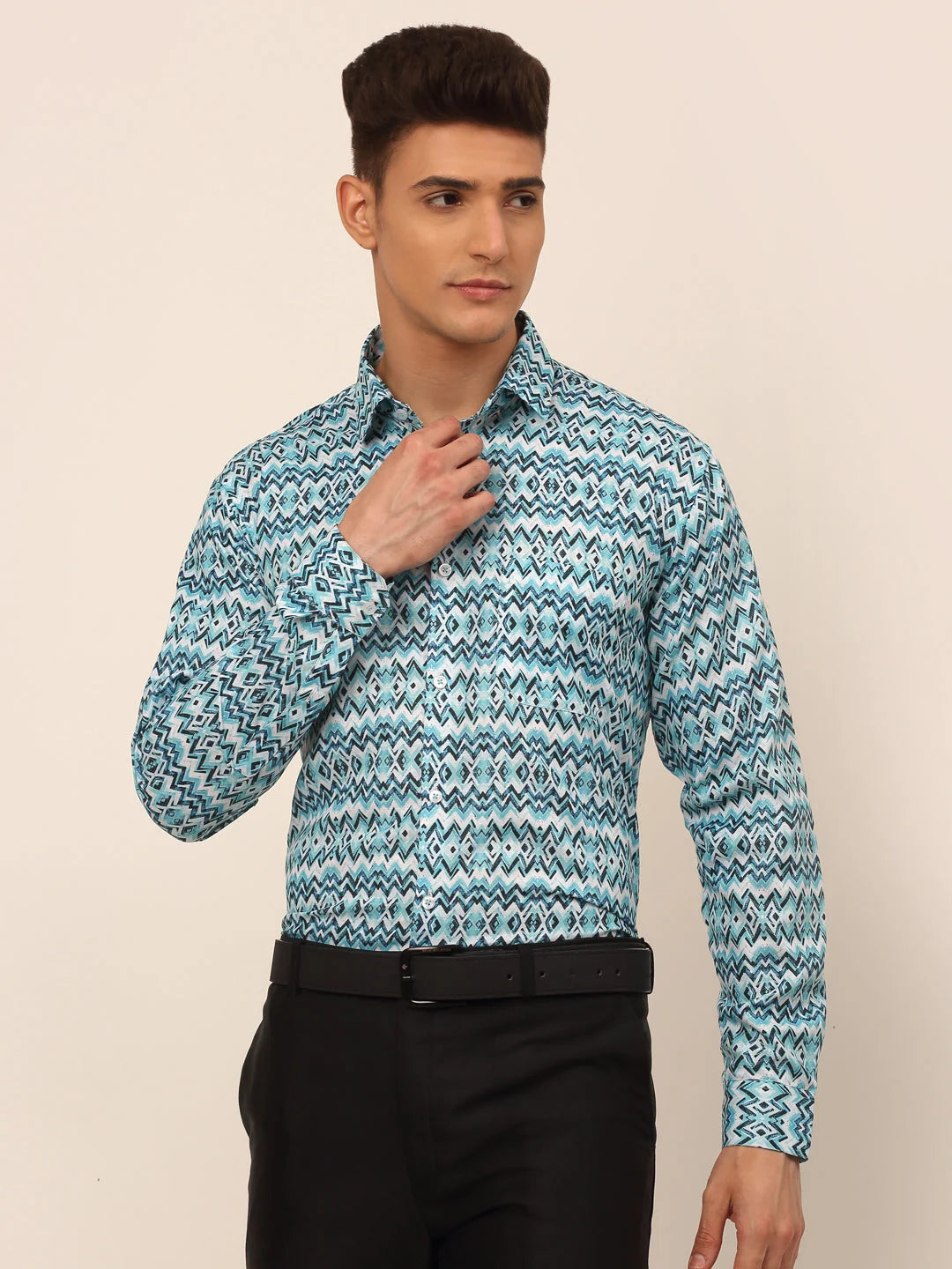Mens Cotton Printed Formal Shirts - Stylish & Comfortable Shirts