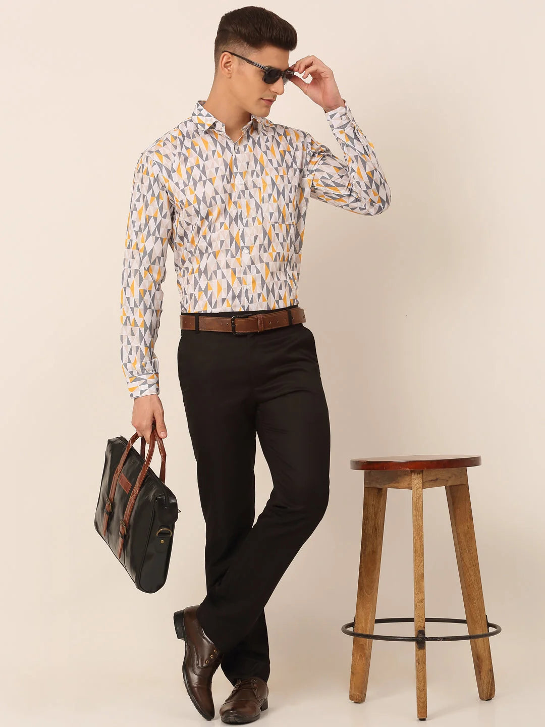 Mens Cotton Assorted Printed Formal Shirts - Stylish Cotton Shirt