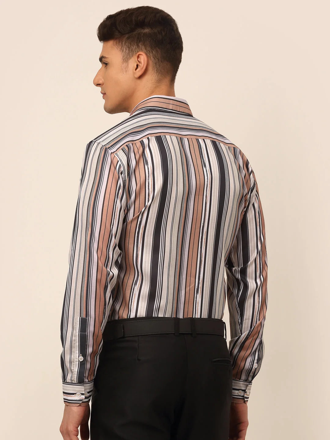 Mens Cotton Striped Formal Shirts - Classic Style Cotton Shirt