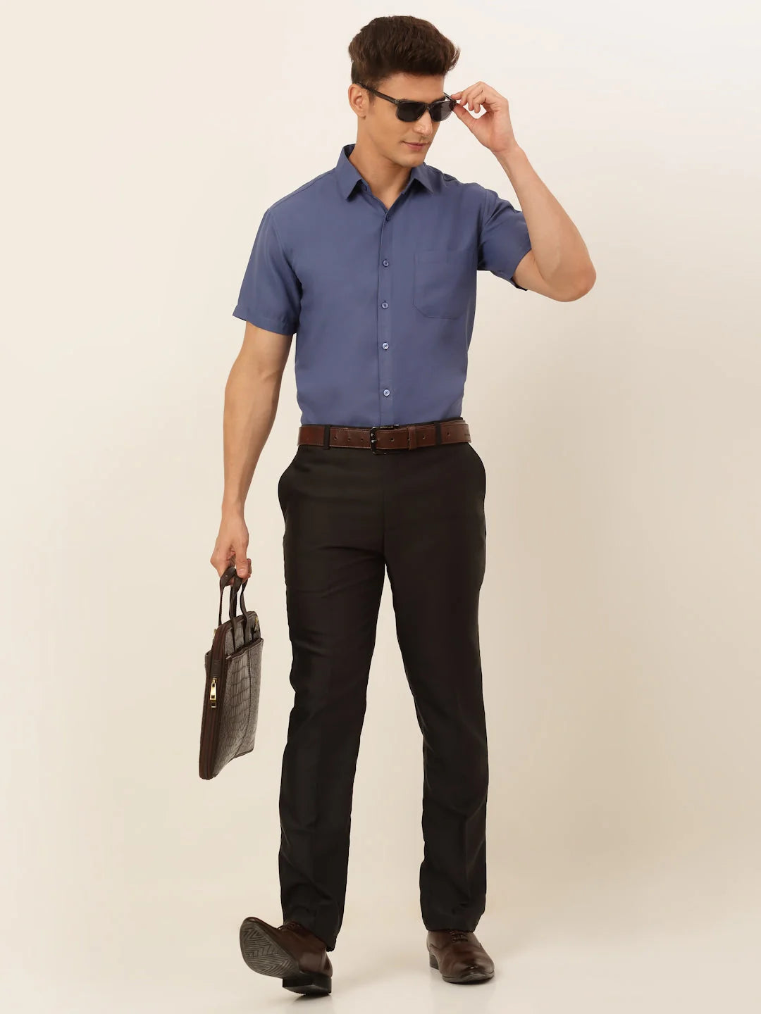 Solid Formal Shirt | Mens Cotton Shirt-SF-833
