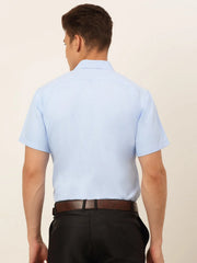 Indian Needle Men's Cotton Solid Formal Styled Shirt-SF-833