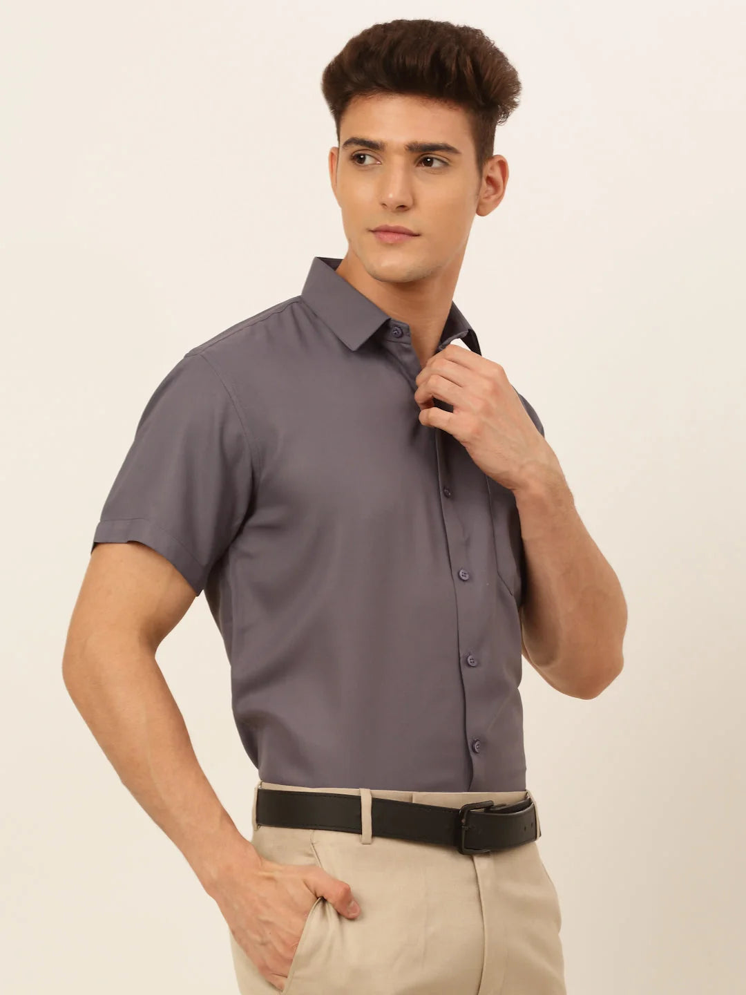 Stylish Cotton Formal Shirts - Styled Indian Needle Mens Shirt