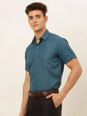 Indian Needle Men's Cotton Solid Styled Formal Shirt's-SF-833