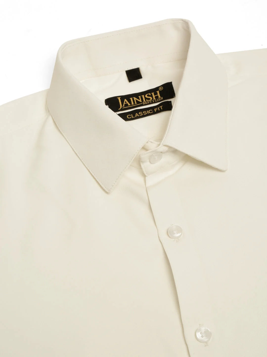 Mens Cotton Formal Shirts - Indian Needle Solid Styled Shirt