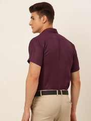 Indian Needle Men Cotton Solid Formal Shirt's-SF-833