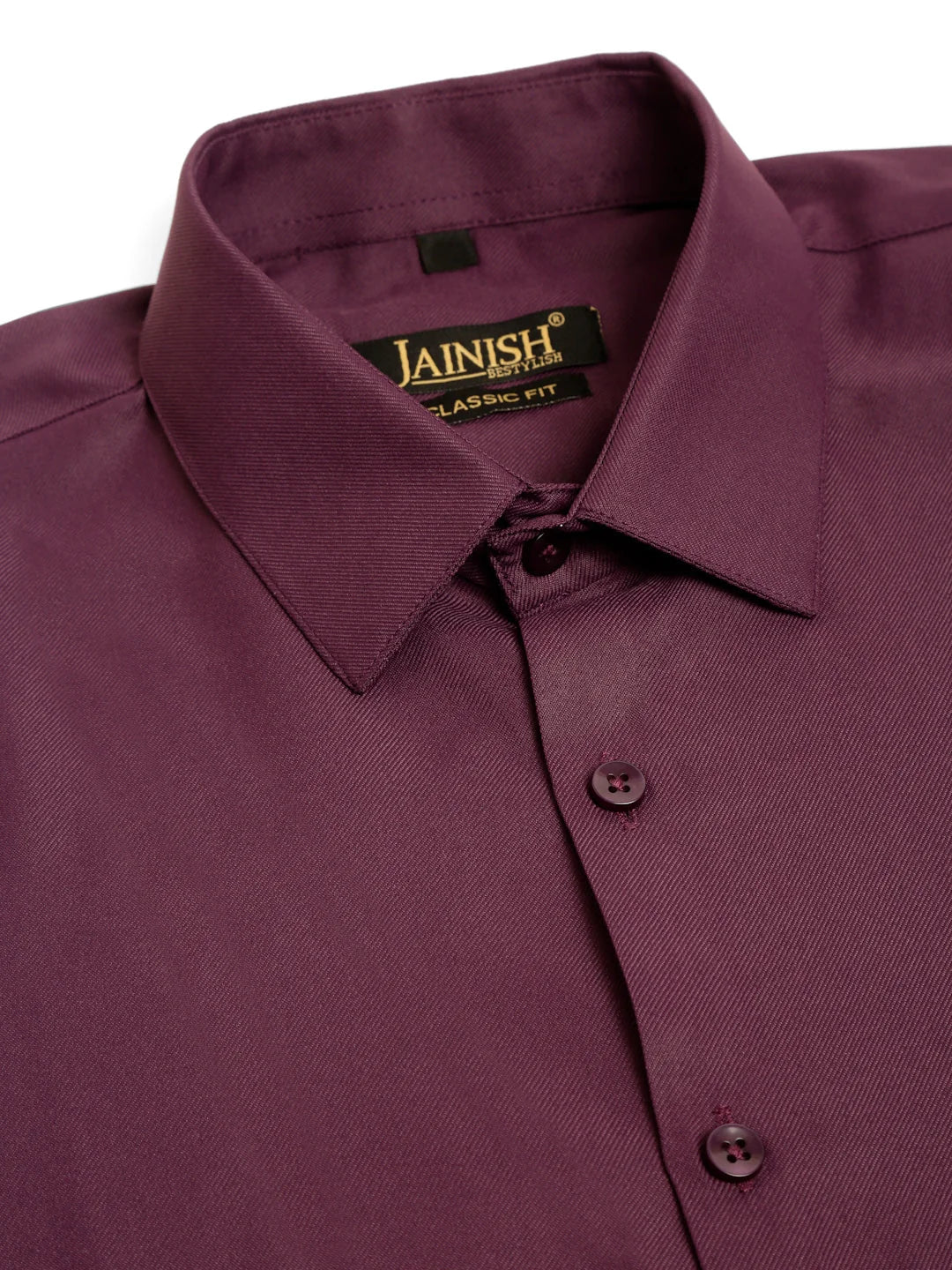 Indian Needle Mens Cotton Formal Shirts - Solid Style SF-833