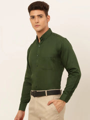 Indian Assorted Men's Cotton Solid Formal Shirt's-SF-835