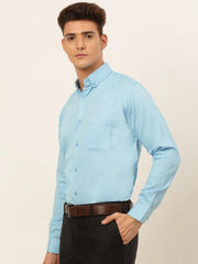 Indian Needle Cotton Solid Formal Shirt's-SF-835