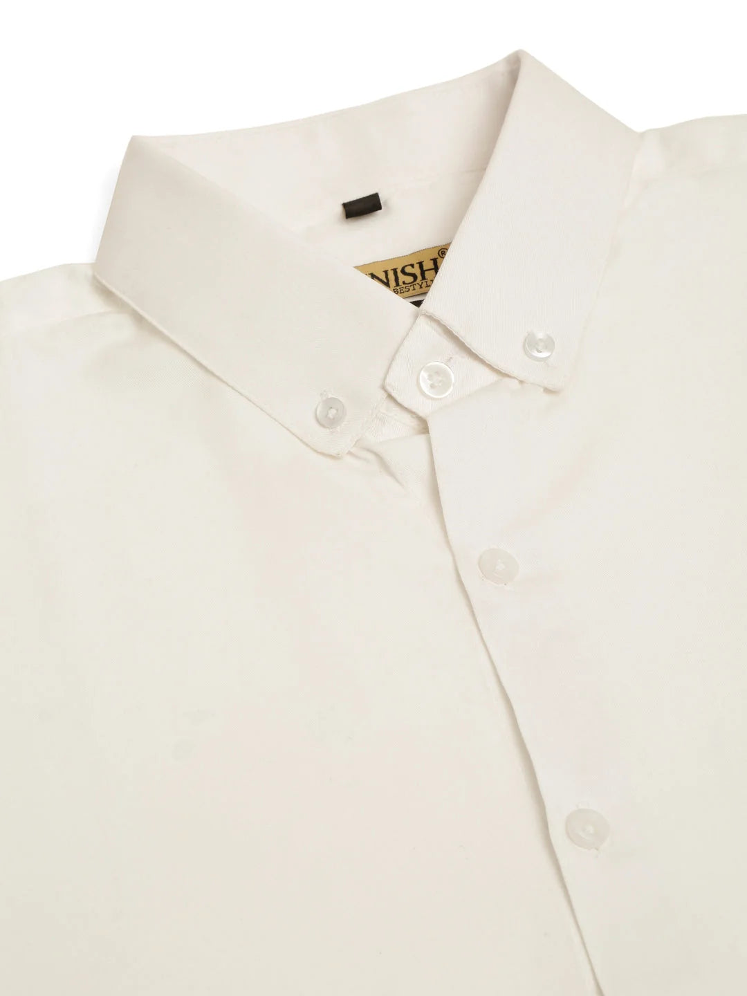 Indian Needle: Solid Cotton Mens Shirt - Formal & Casual Wear