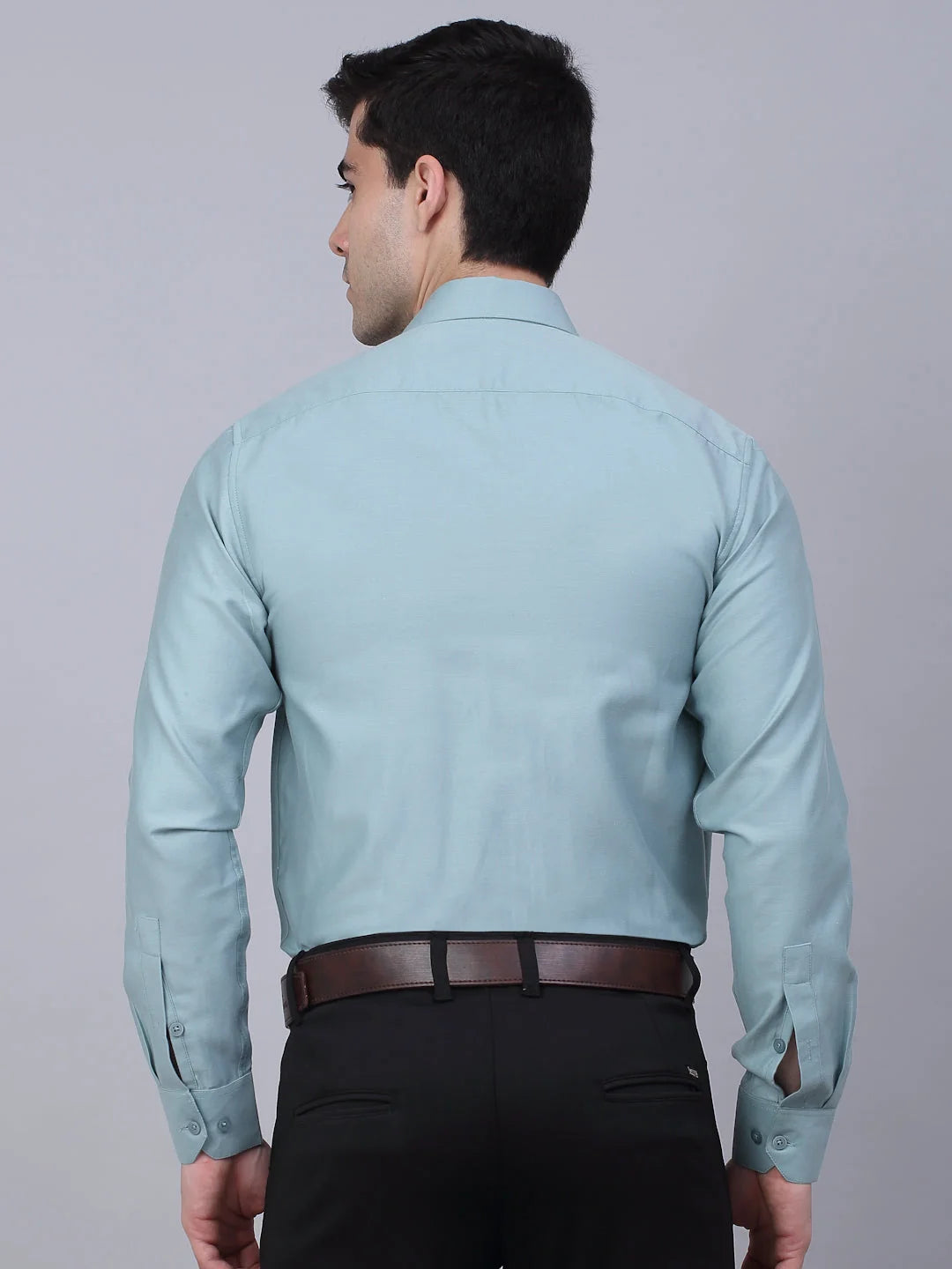 Indian Needle Cotton Lycra Mens Printed Formal Shirt