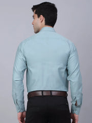 Indian Needle Men's Cotton Lycra Printed Formal Shirts-SF-843