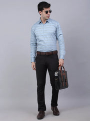 Indian Needle Men's Cotton Lycra Printed Formal-SF-844