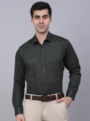 Indian Needle Men's Lycra Printed Formal Shirts-SF-845
