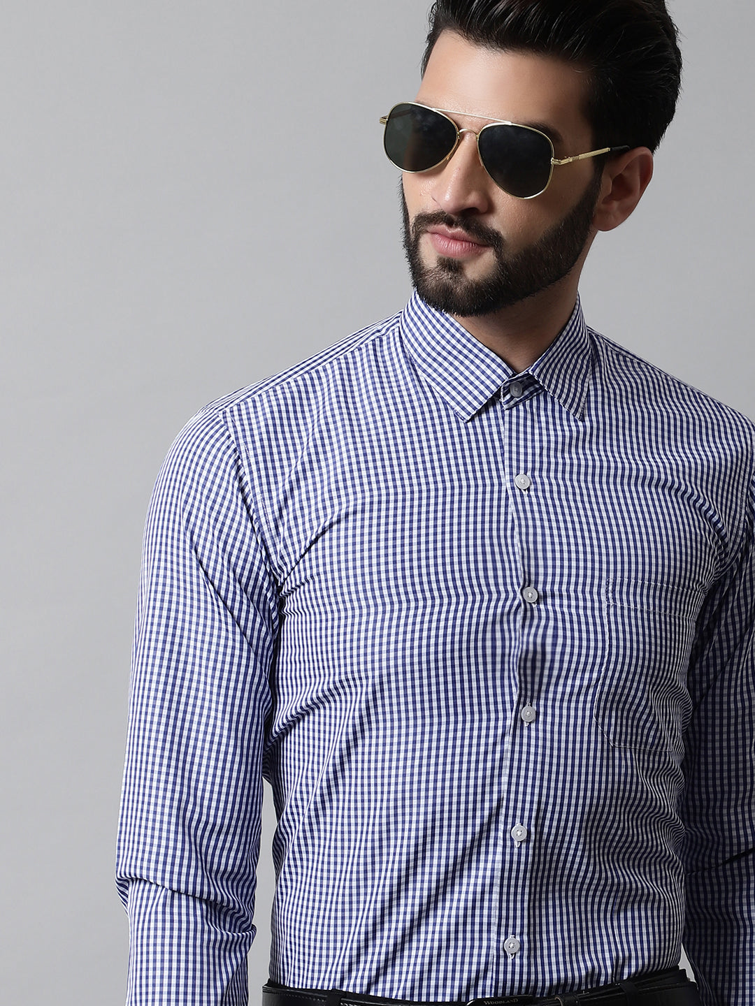 DesiQlo Men Checked Formal Shirt - Multicolor