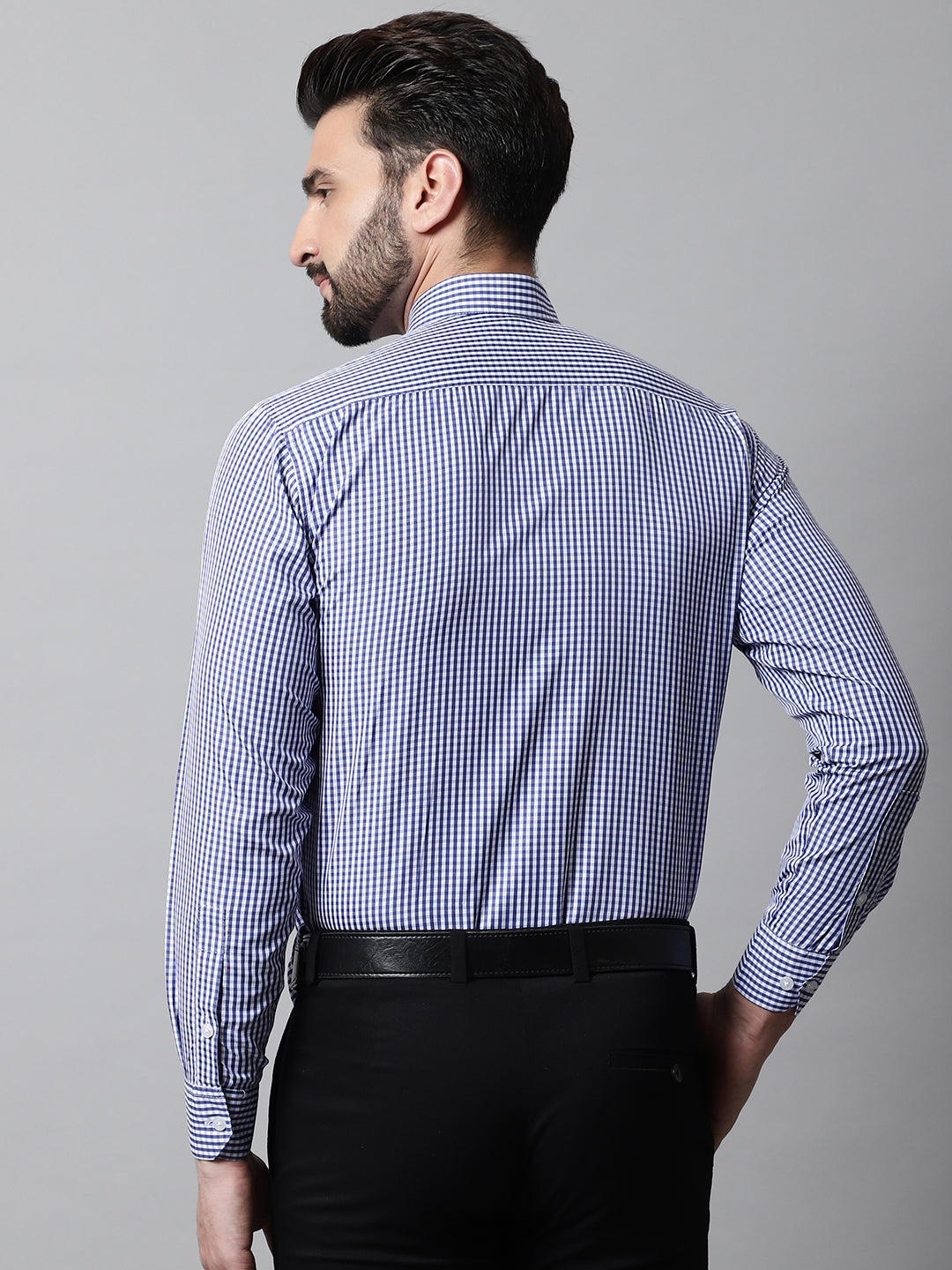 DesiQlo Men Checked Formal Shirt - Multicolor