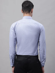 Men's Light-Grey Cotton Solid Formal Shirt-SF-873