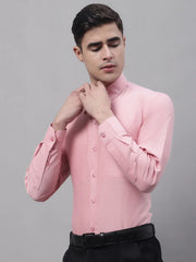 Men's Coral Cotton Solid Formal Shirt-SF-875