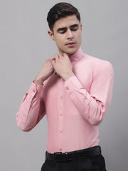 Men's Coral Cotton Solid Formal Shirt-SF-875