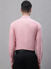 Men's Coral Cotton Solid Formal Shirt-SF-875