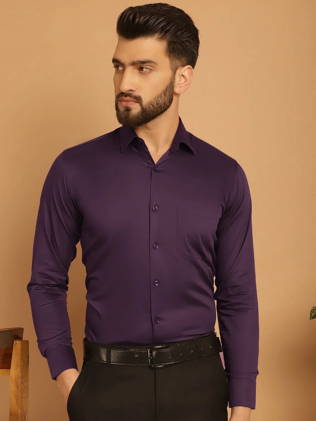 Cotton Solid Formal Shirts for Men | Premium Mens Shirt