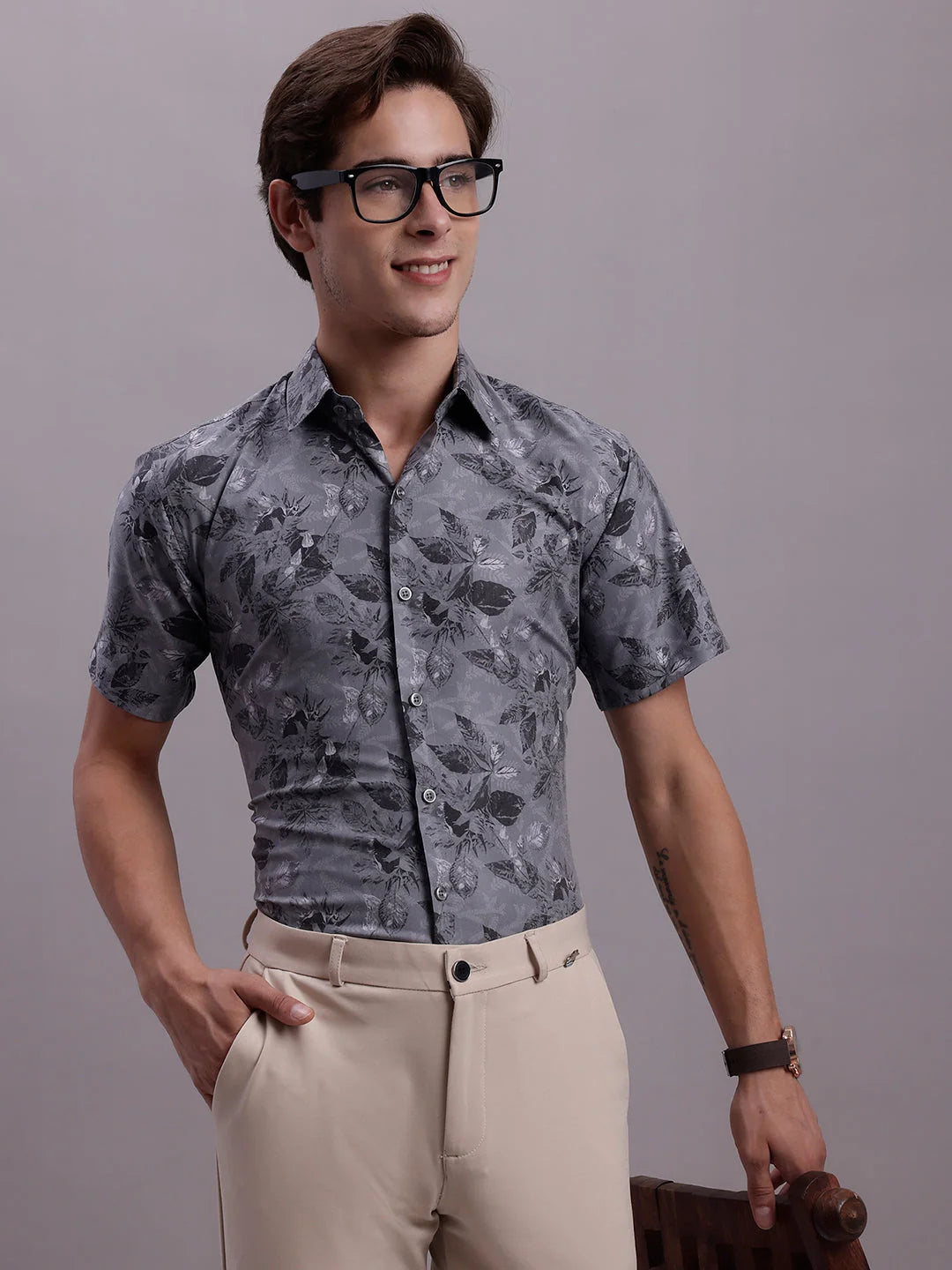 Men's Floral Printed Formal Shirts | Perfect Cotton Mens Shirt