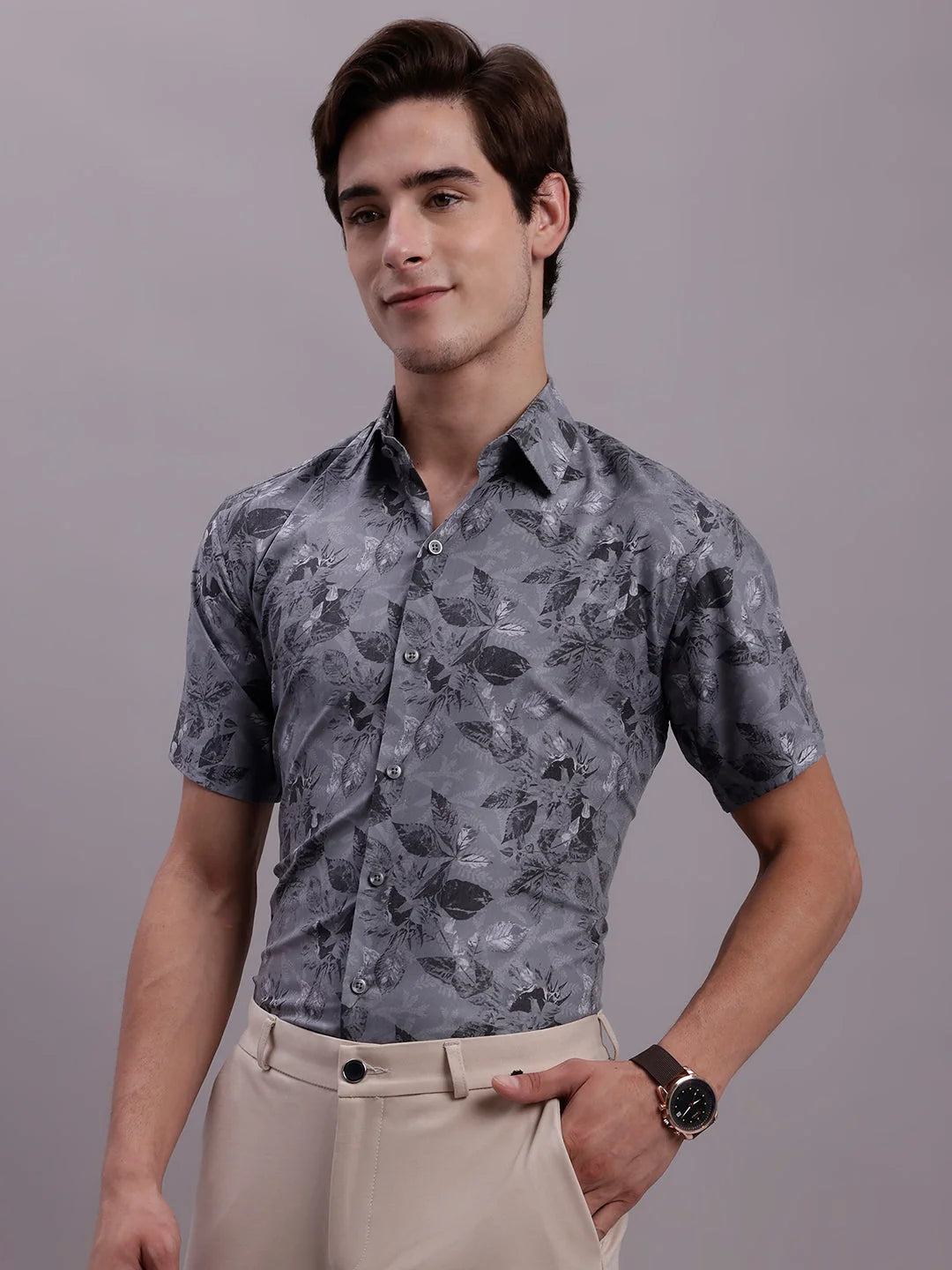 Men's Floral Printed Formal Shirts | Perfect Cotton Mens Shirt