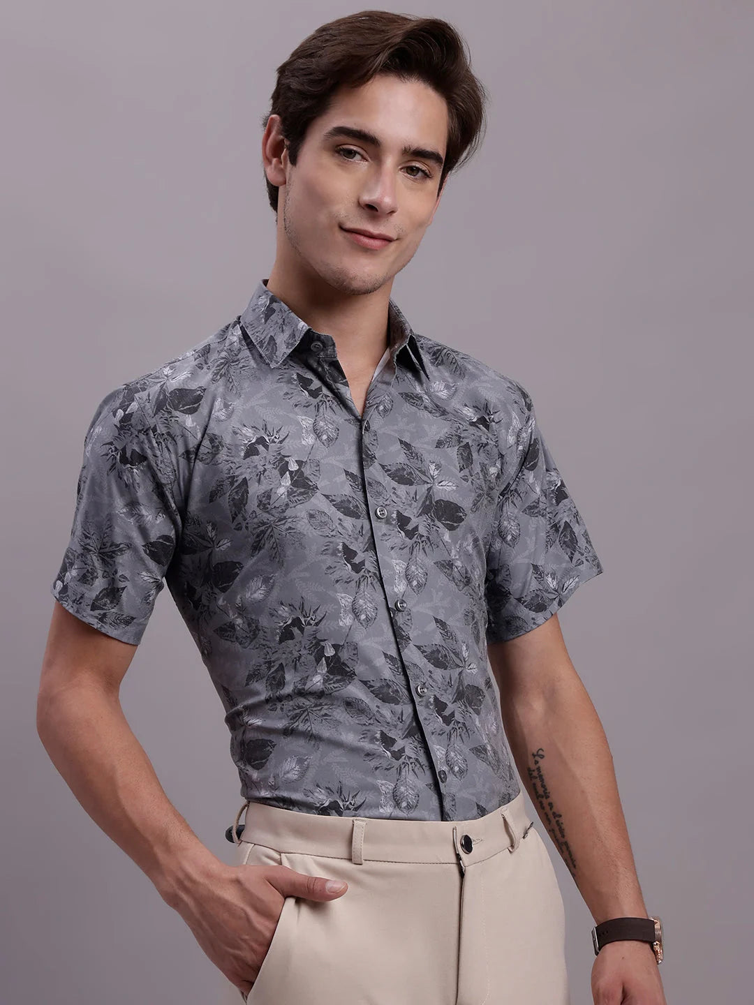 Men's Floral Printed Formal Shirts | Perfect Cotton Mens Shirt