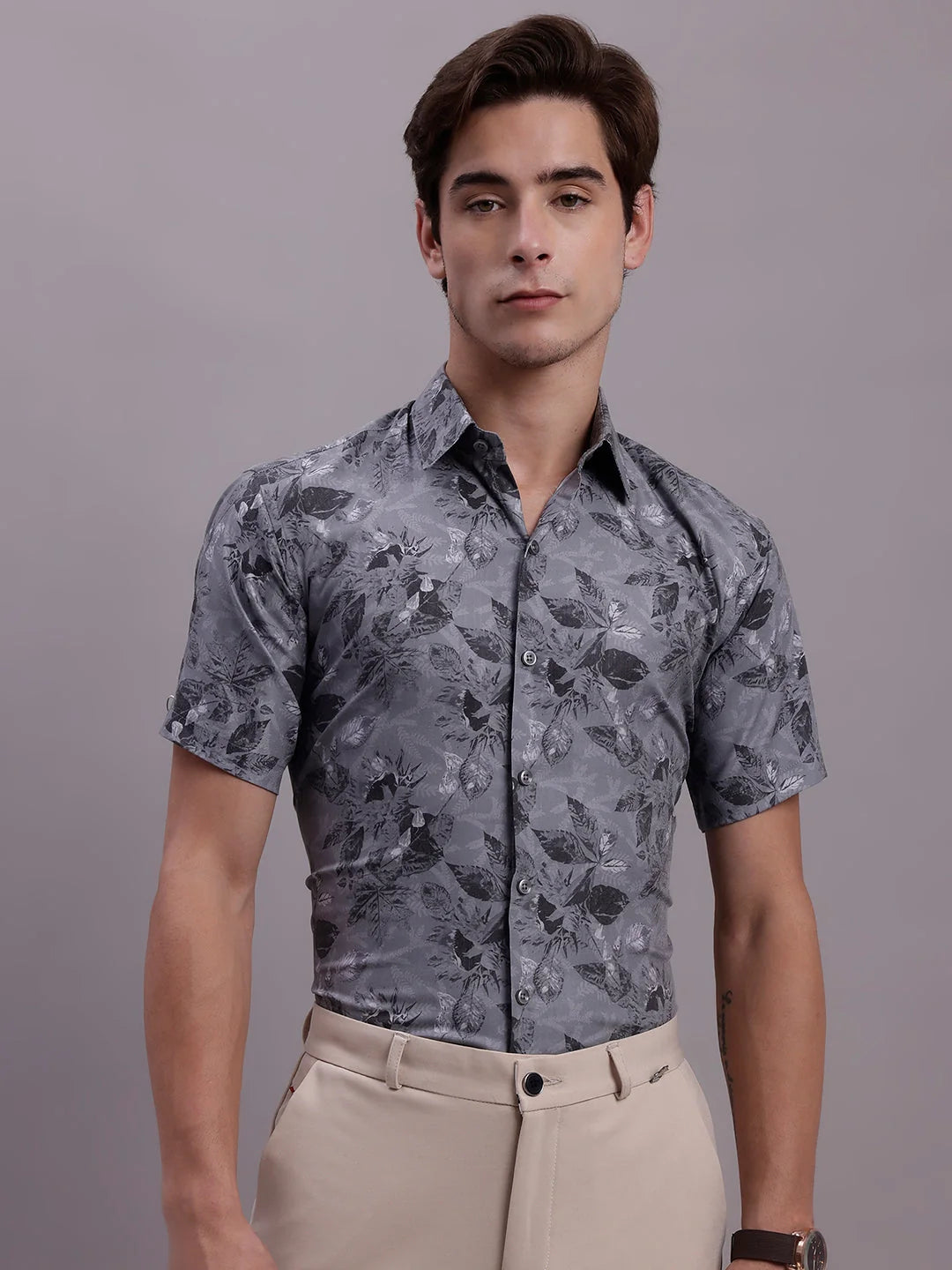 Men's Floral Printed Formal Shirts | Perfect Cotton Mens Shirt