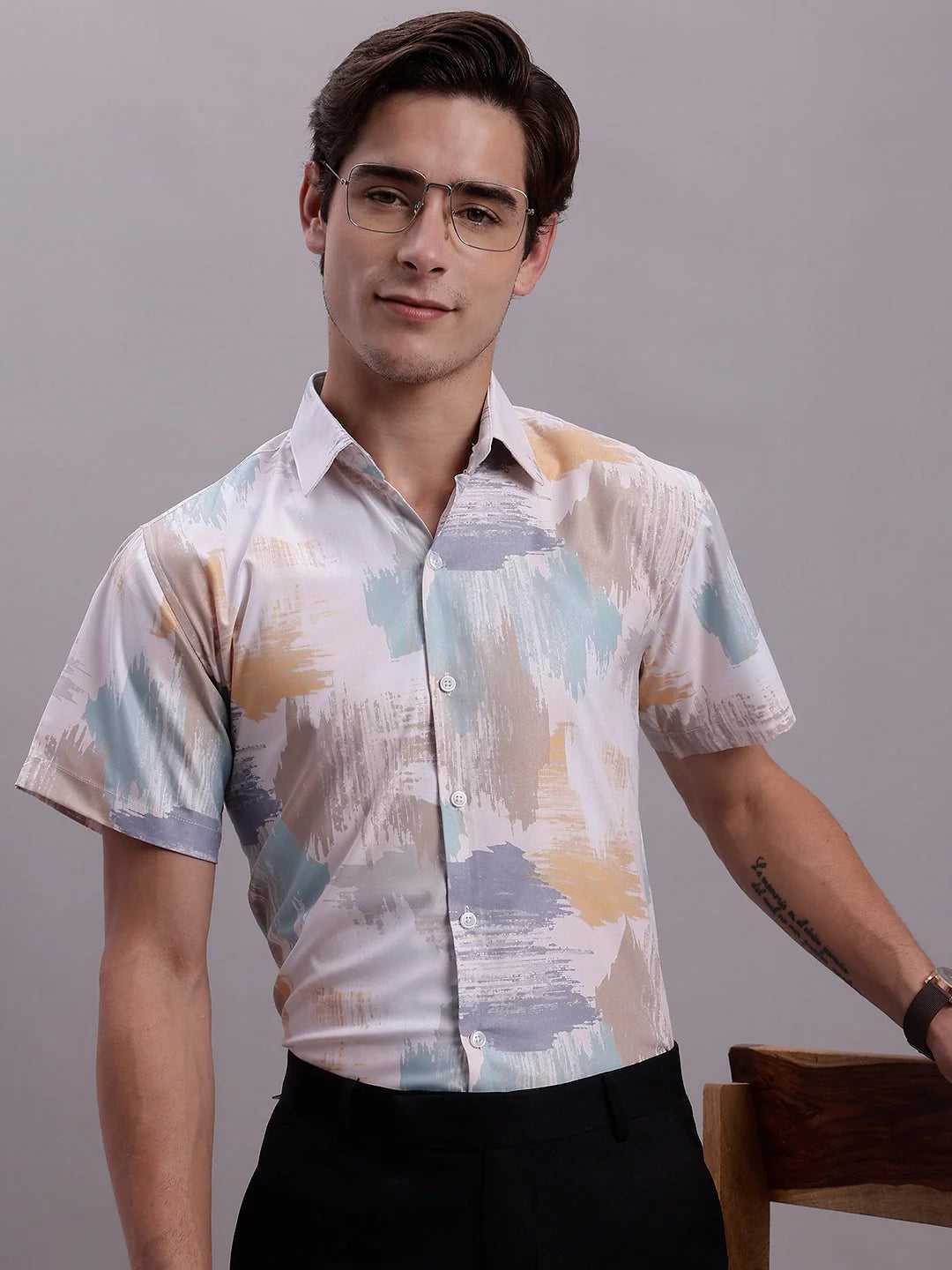 Trendy Men's Printed Formal Shirt | Cotton Mens Shirt Collection