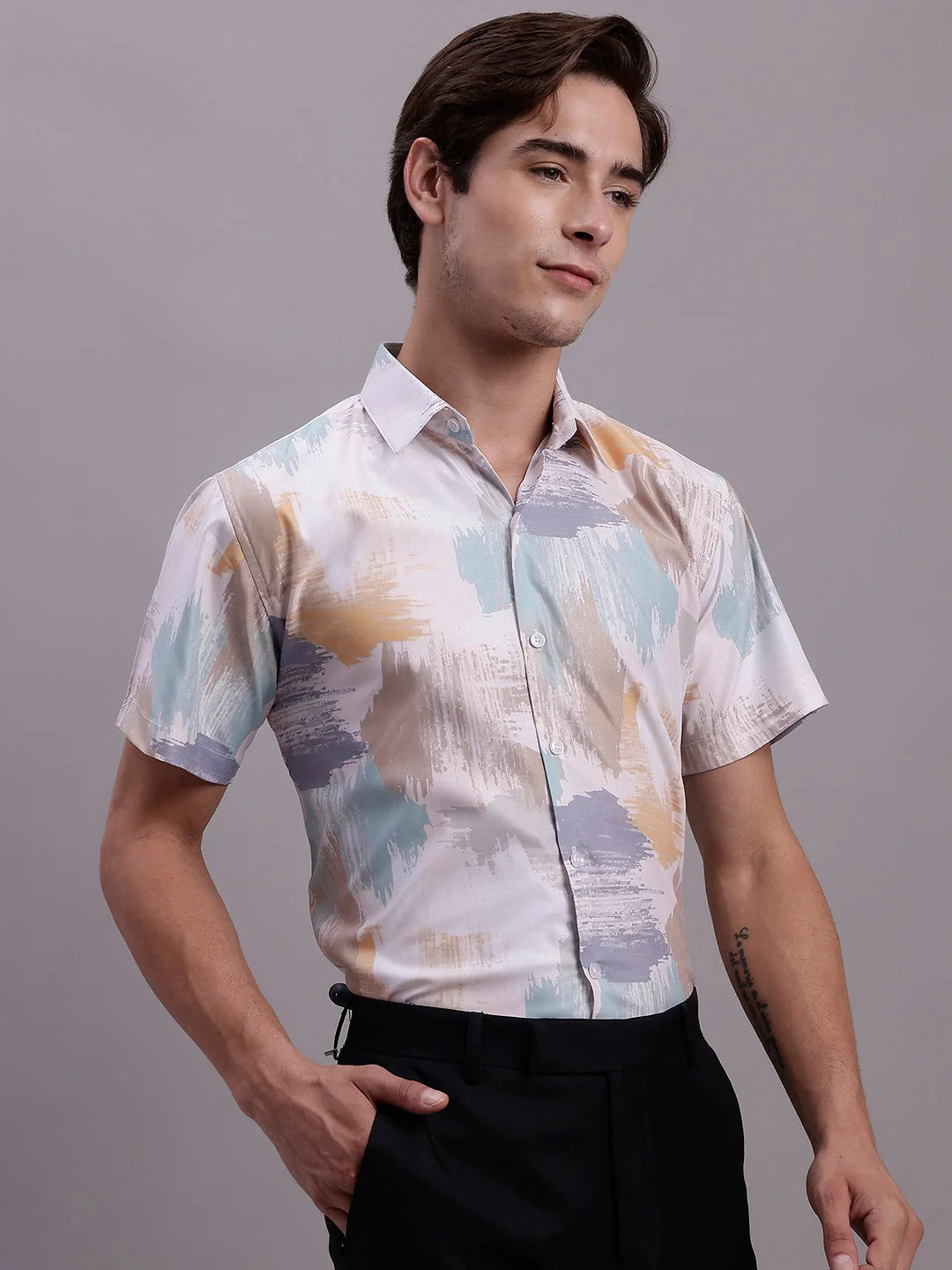 Trendy Men's Printed Formal Shirt | Cotton Mens Shirt Collection