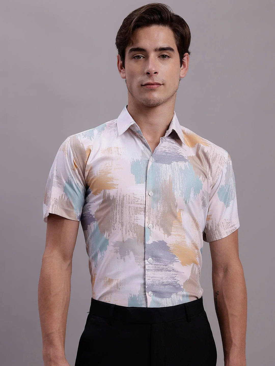 Trendy Men's Printed Formal Shirt | Cotton Mens Shirt Collection