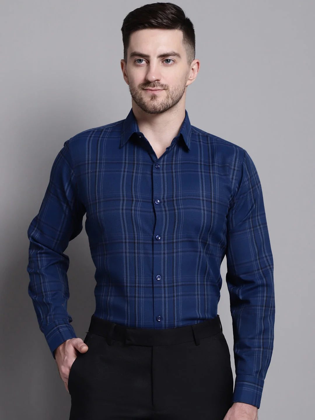 Men's Classic Checks Formal Shirt | Stylish Printed Shirts