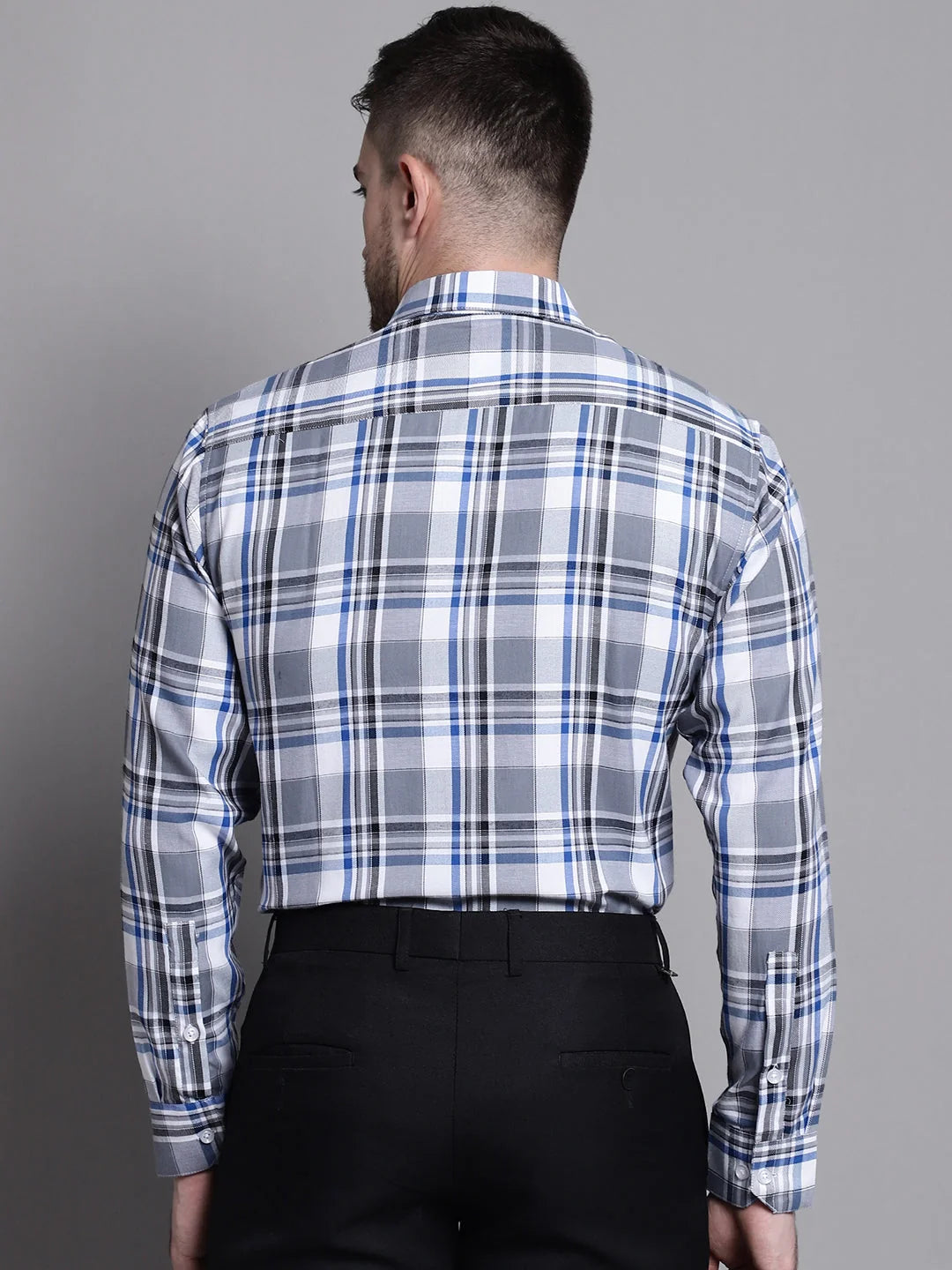 Men's Classic Checks Formal Shirt-SF 892 | Cotton Shirts