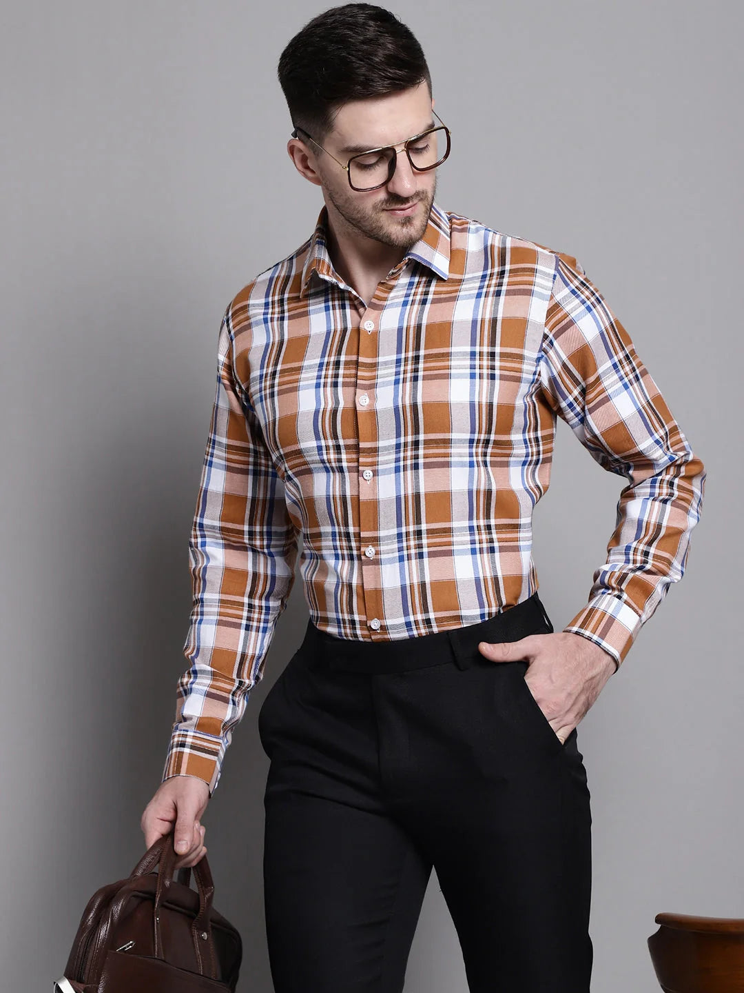 Men's Classic Checks Classic Formal Shirt